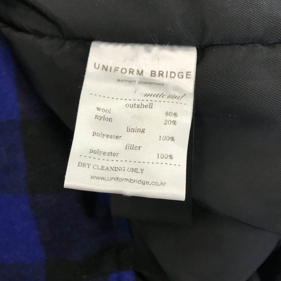 유니폼브릿지 울 플란넬 패딩셔츠자켓 [XL] 상품이미지6