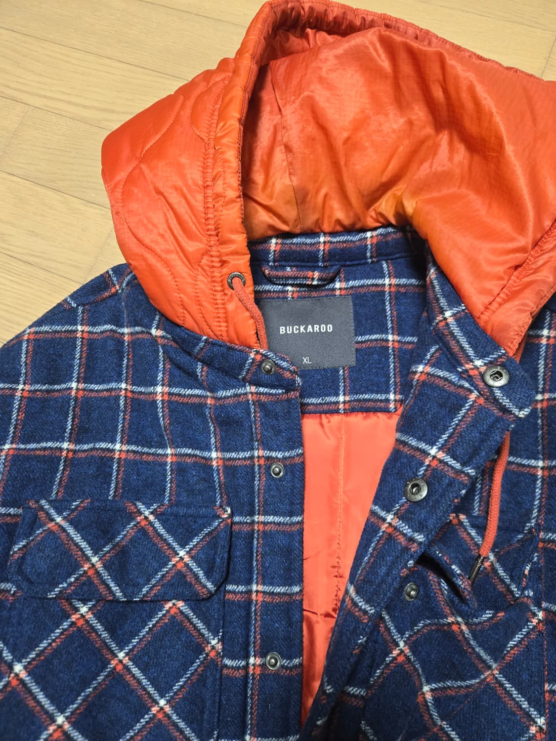 버커루 패딩셔츠 XL 상품이미지2