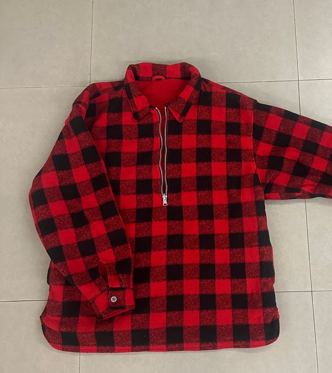 90’s 빈티지 Marlboro 리버서블 플리스 L 상품이미지1