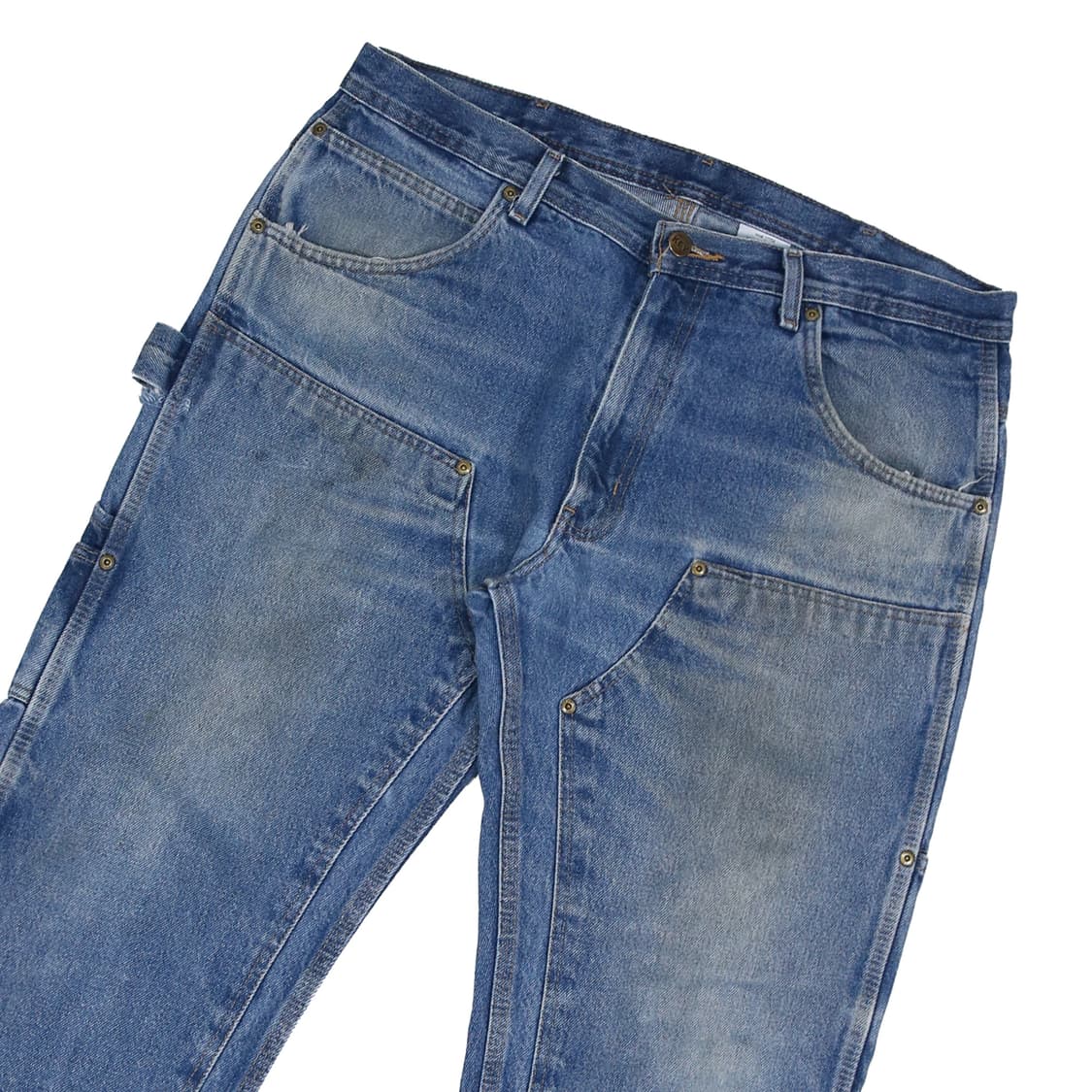 key 더블니 데님 90s 페이딩 리페어드 (34~36) 상품이미지3