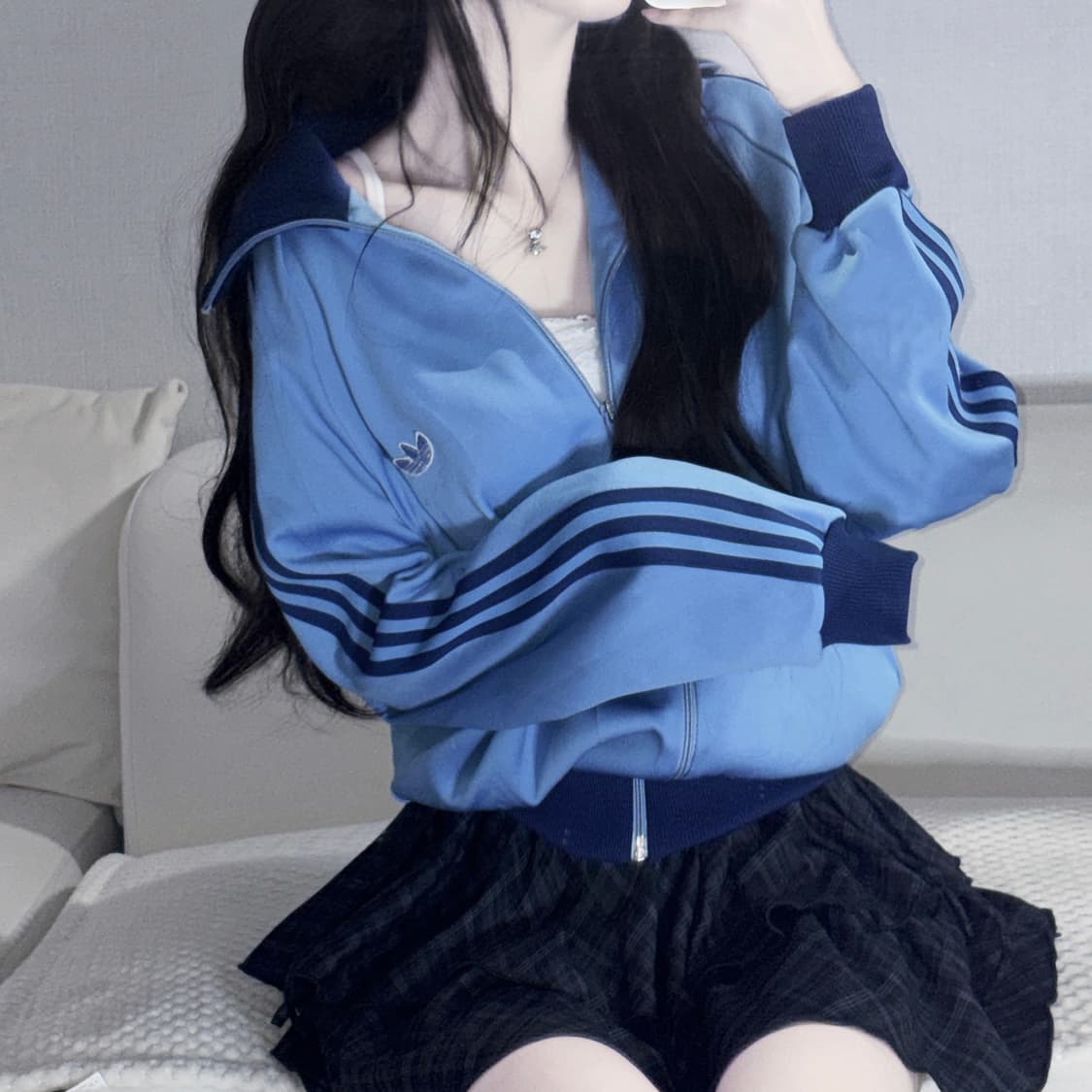 🐰아디다스 서독제 스카이블루 트랙탑 [시세확인]🪽🩵 상품이미지2