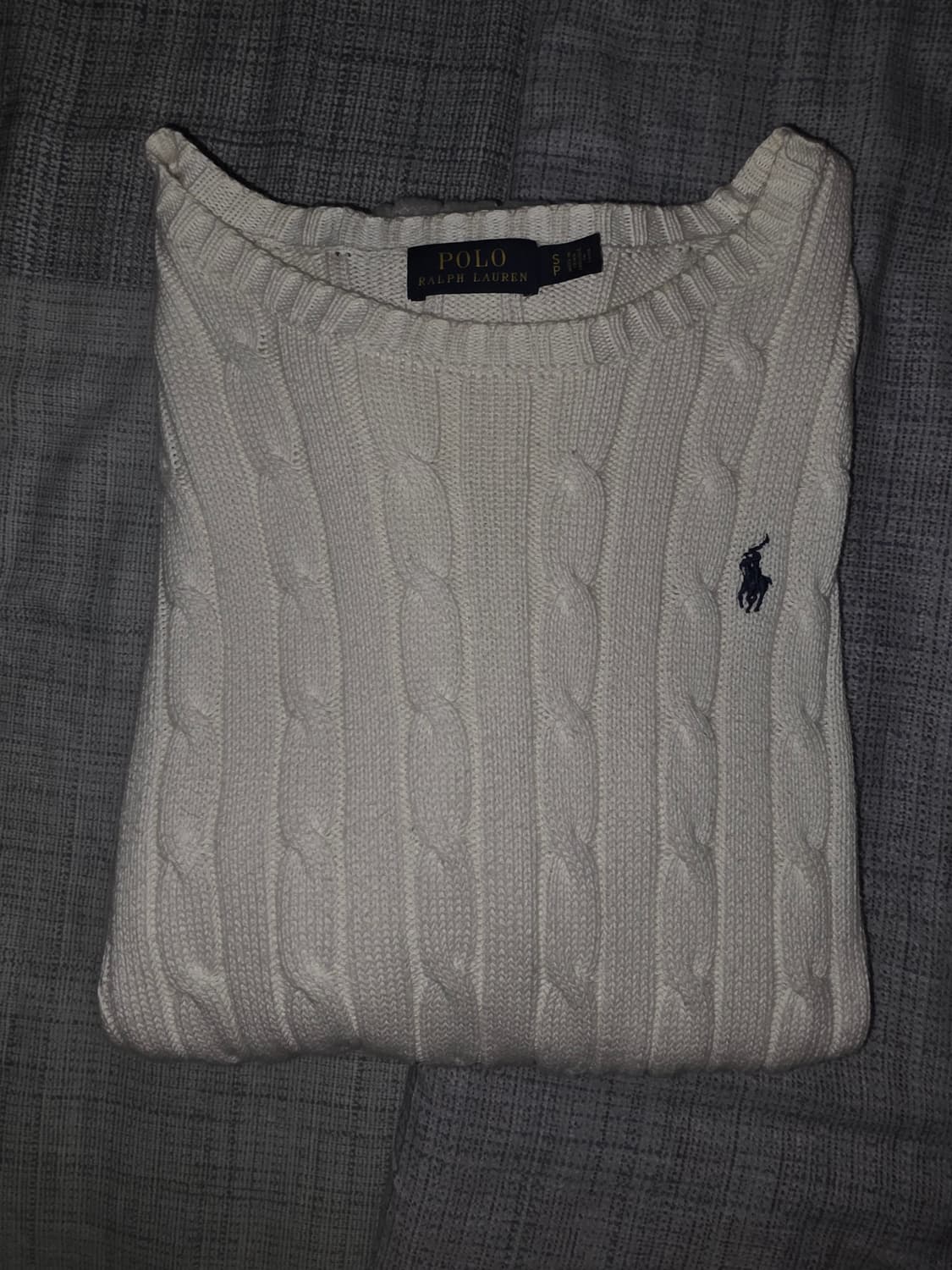 폴로 랄프로렌 화이트 니트 상품이미지1