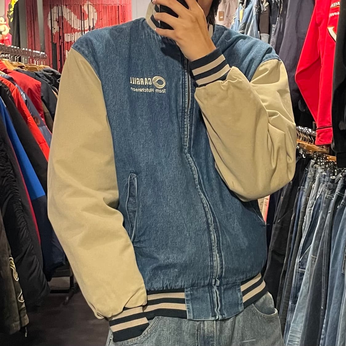 [IM] VTG 빈티지 데님 바시티 자켓 상품이미지4