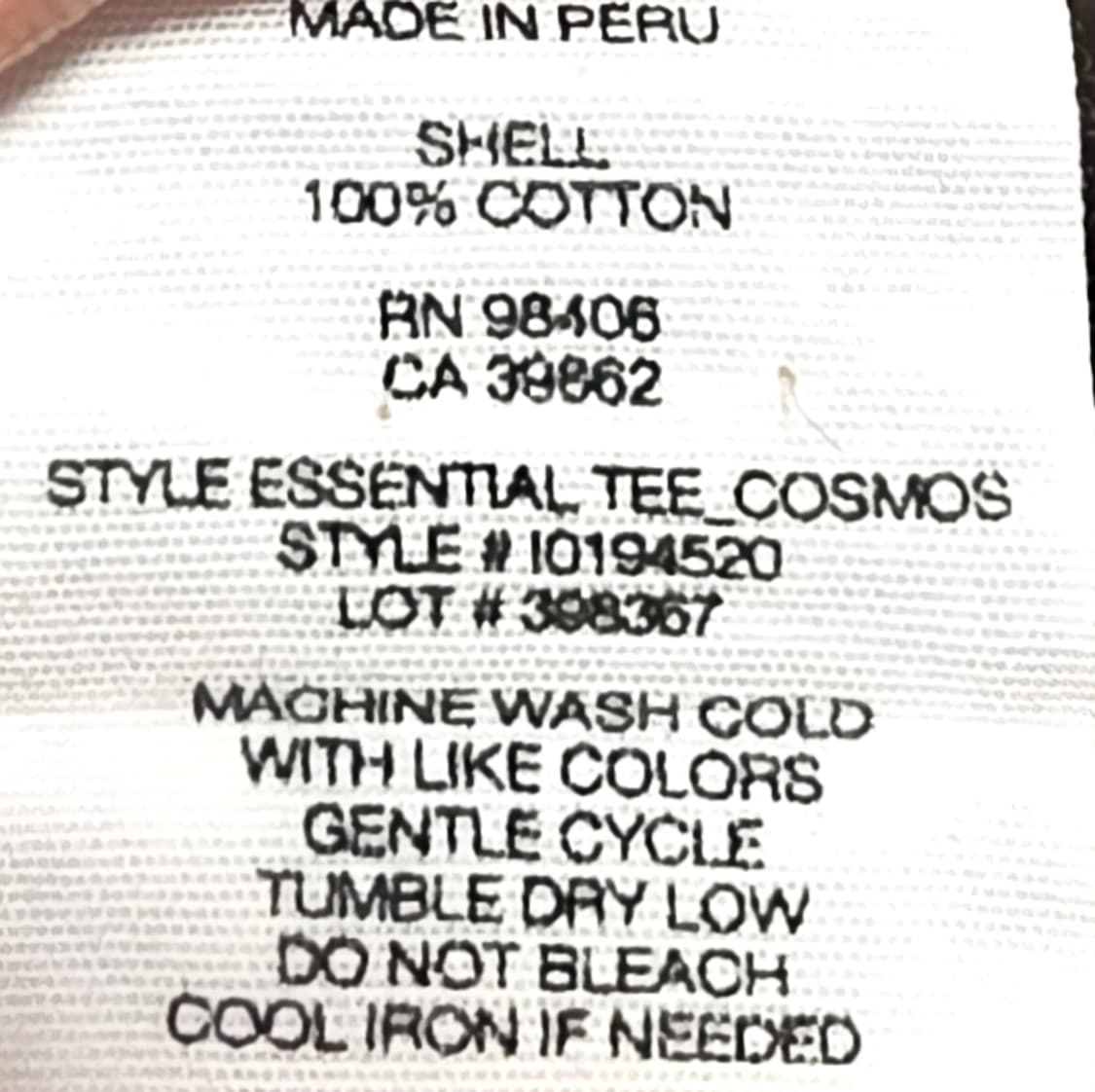 띠어리] 에센셜 코스모스 티셔츠/화이트 /M 상품이미지3