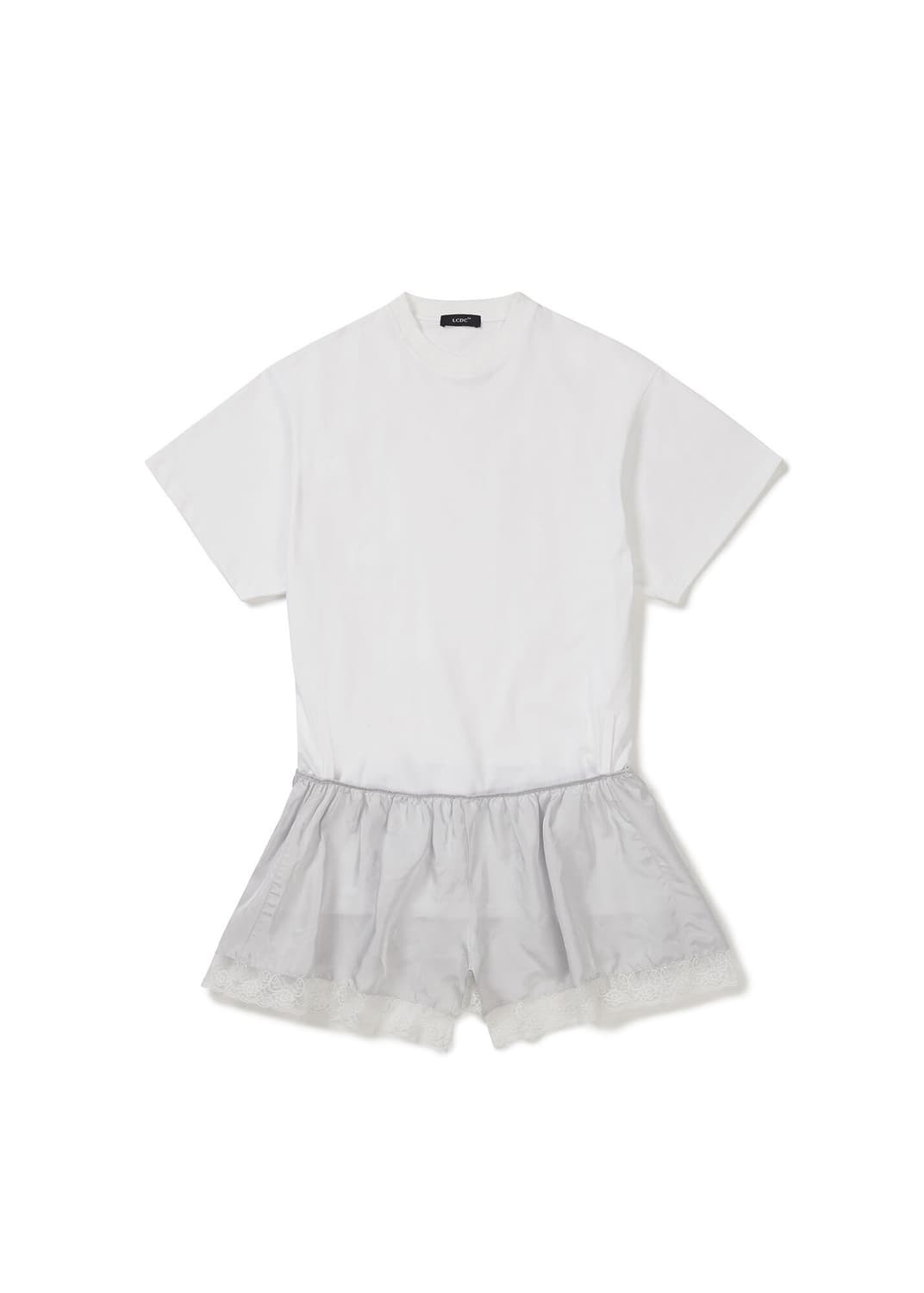 LCDC SEOUL LACE TRIM JERSEY DRESS 상품이미지1