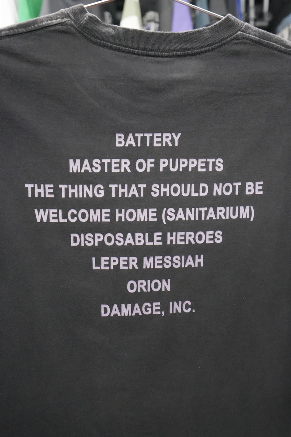 2000년대 빈티지 메탈리카 마스터 오브 퍼펫 티셔츠 상품이미지7