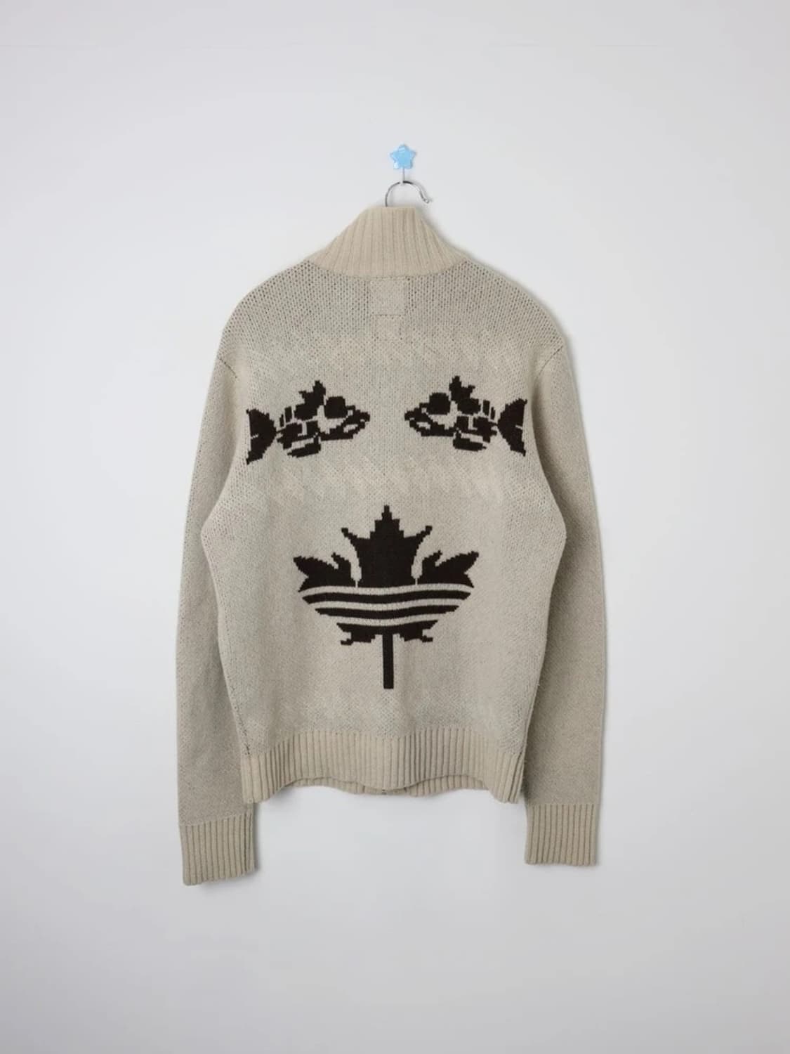 Adidas Maple Leaf Zip Knit Cardigan 상품이미지4