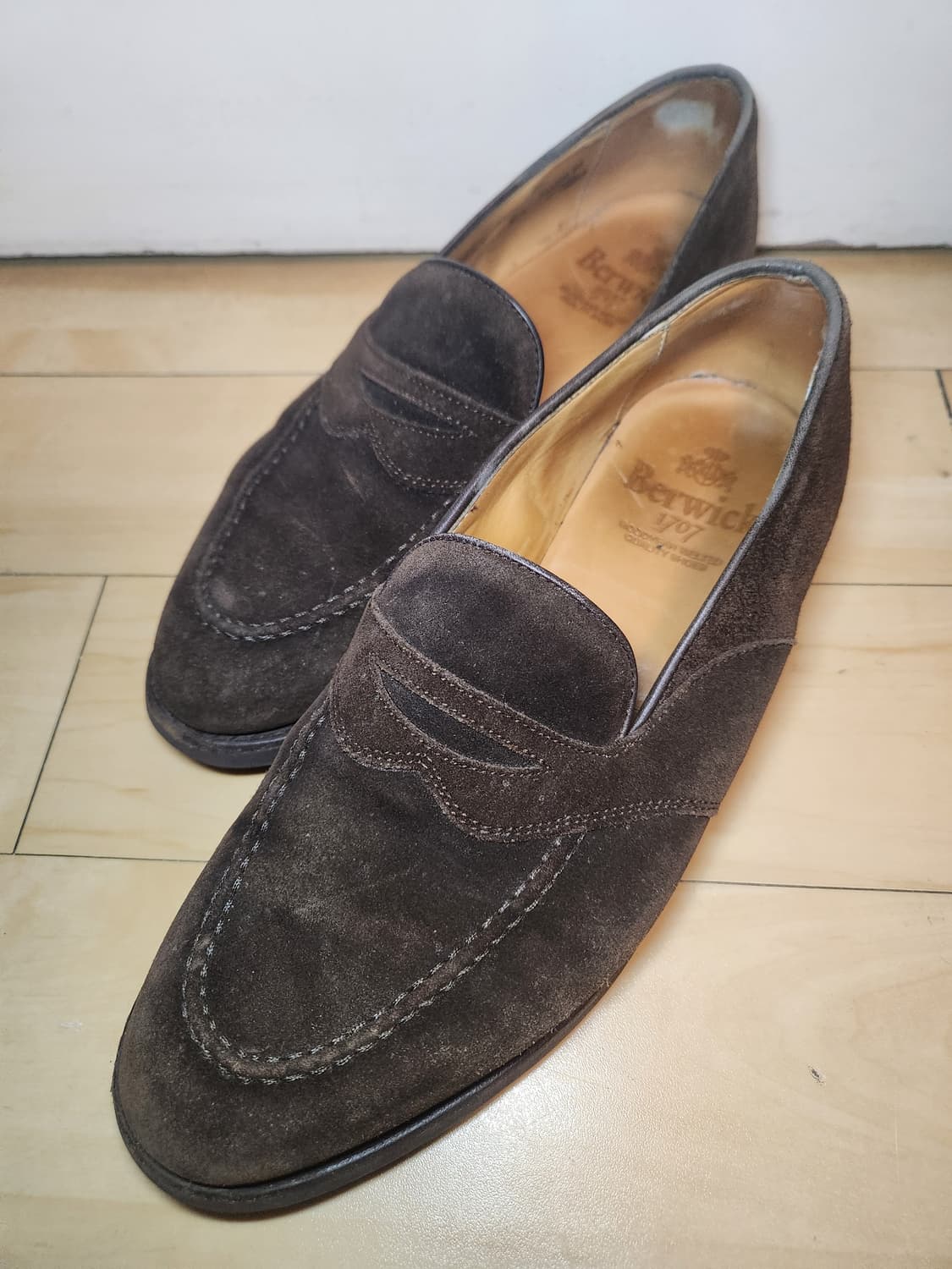 (uk6.5/255)버윅(Berwick) 4407 스웨이드 로퍼 상품이미지1