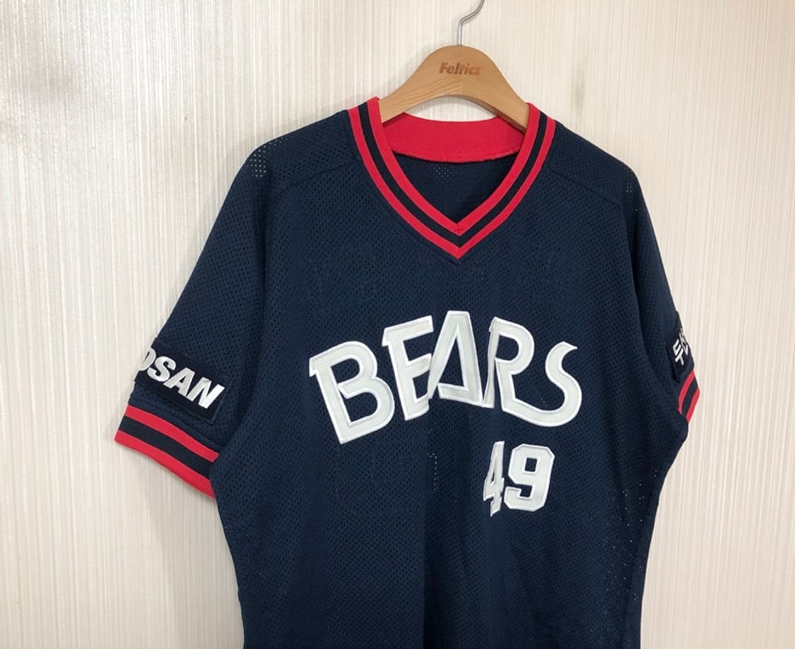 KBO 위팬 두산베어스 올드원정 유니폼/져지 105 #49 민병헌 상품이미지4