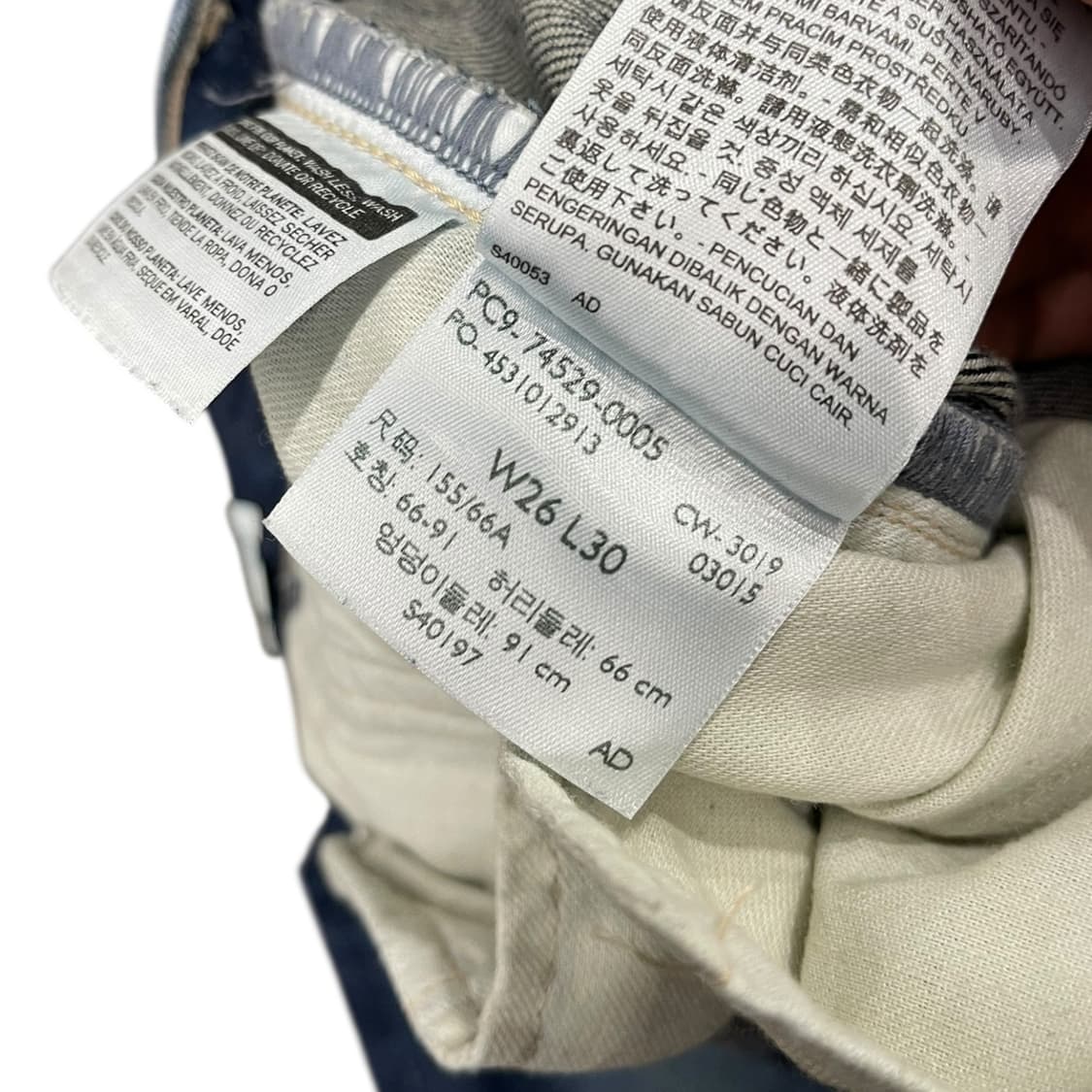 리바이스 블루탭 셀비지 데님팬츠 상품이미지6
