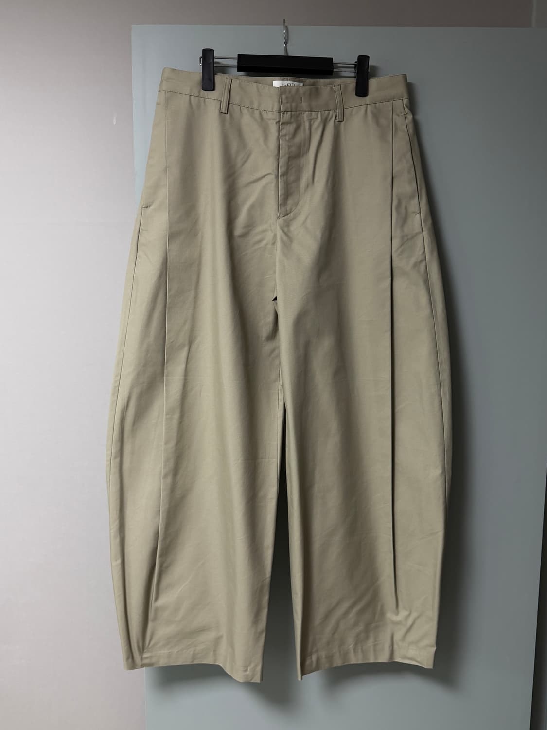 (새상품) 엘무드 - 팟 커브드 코튼 와이드 팬츠 상품이미지2