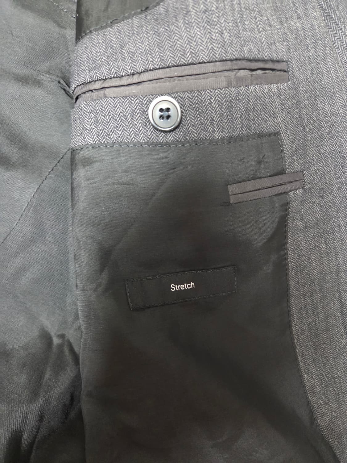 휴고보스 헤링본 스트레치 블레이저 상품이미지6