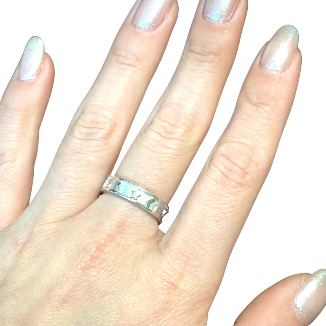 ⭐️ Star & Moon 🌙 Silver Ring 상품이미지3