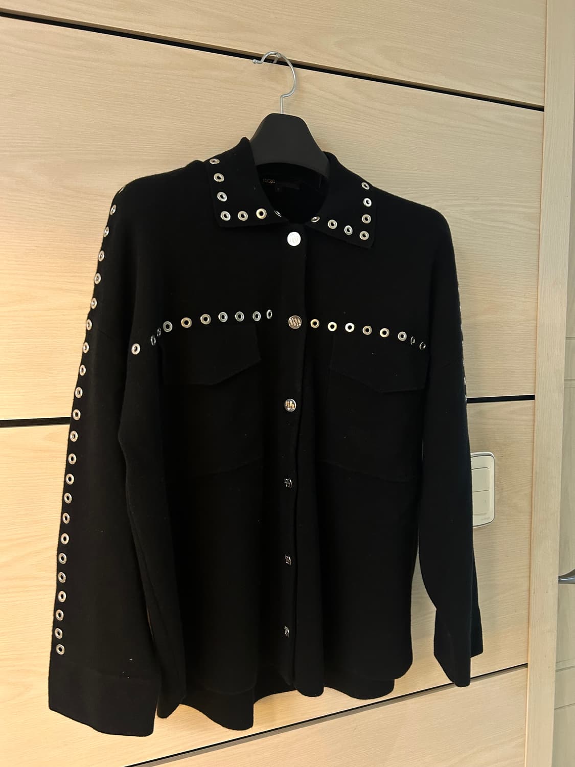 Maje Eyelet line Detail Over Shirts 상품이미지7