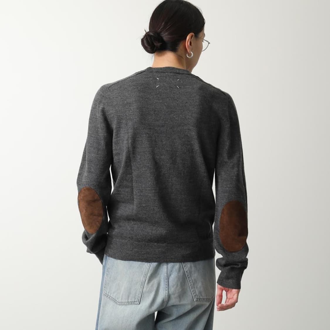 메종마르지엘라 엘보우 패치 울 니트 상품이미지1