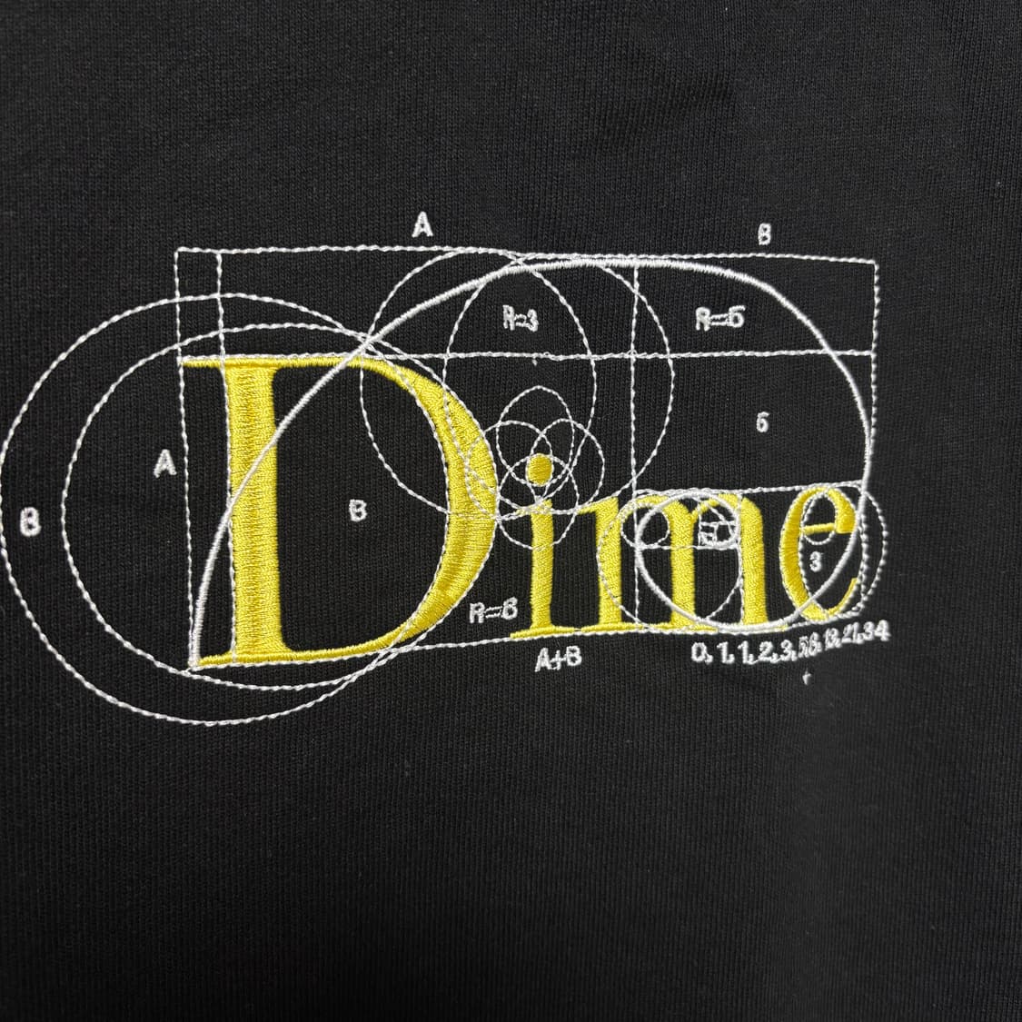 다임 Dime 블랙 후드티 M 상품이미지3