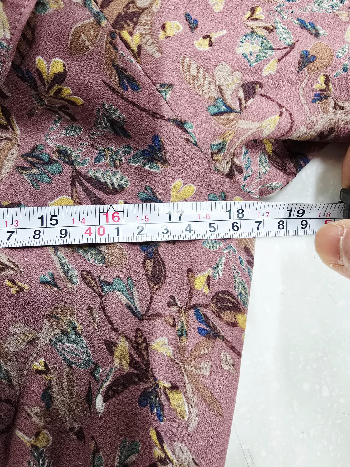 thursdayisland 잔꽃무늬 롱 원피스 프릴 장식 상품이미지8