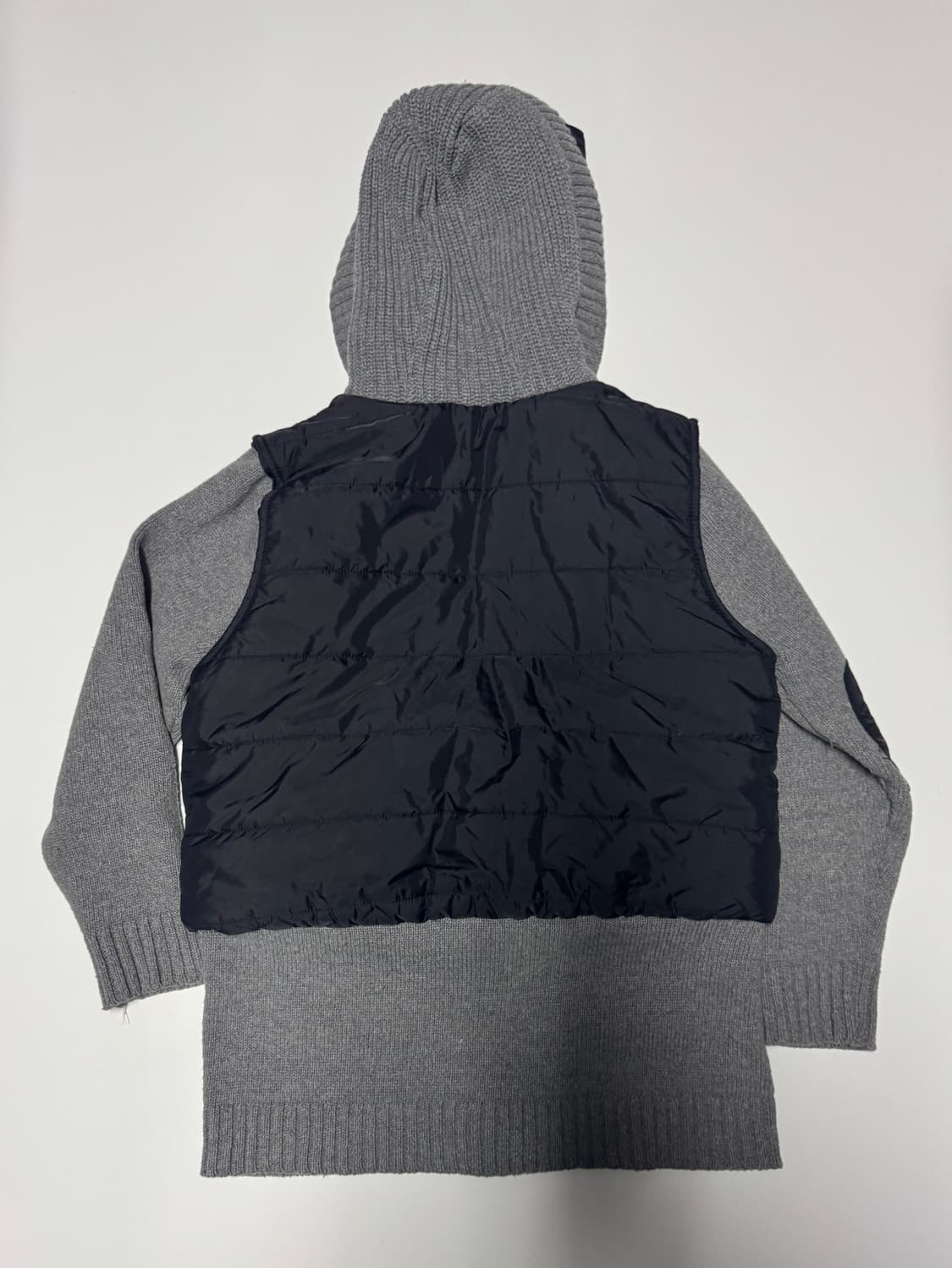 여성 PXG 골프 커스텀 리메이크 패딩 니트 후드 집업 S ~ M 상품이미지2