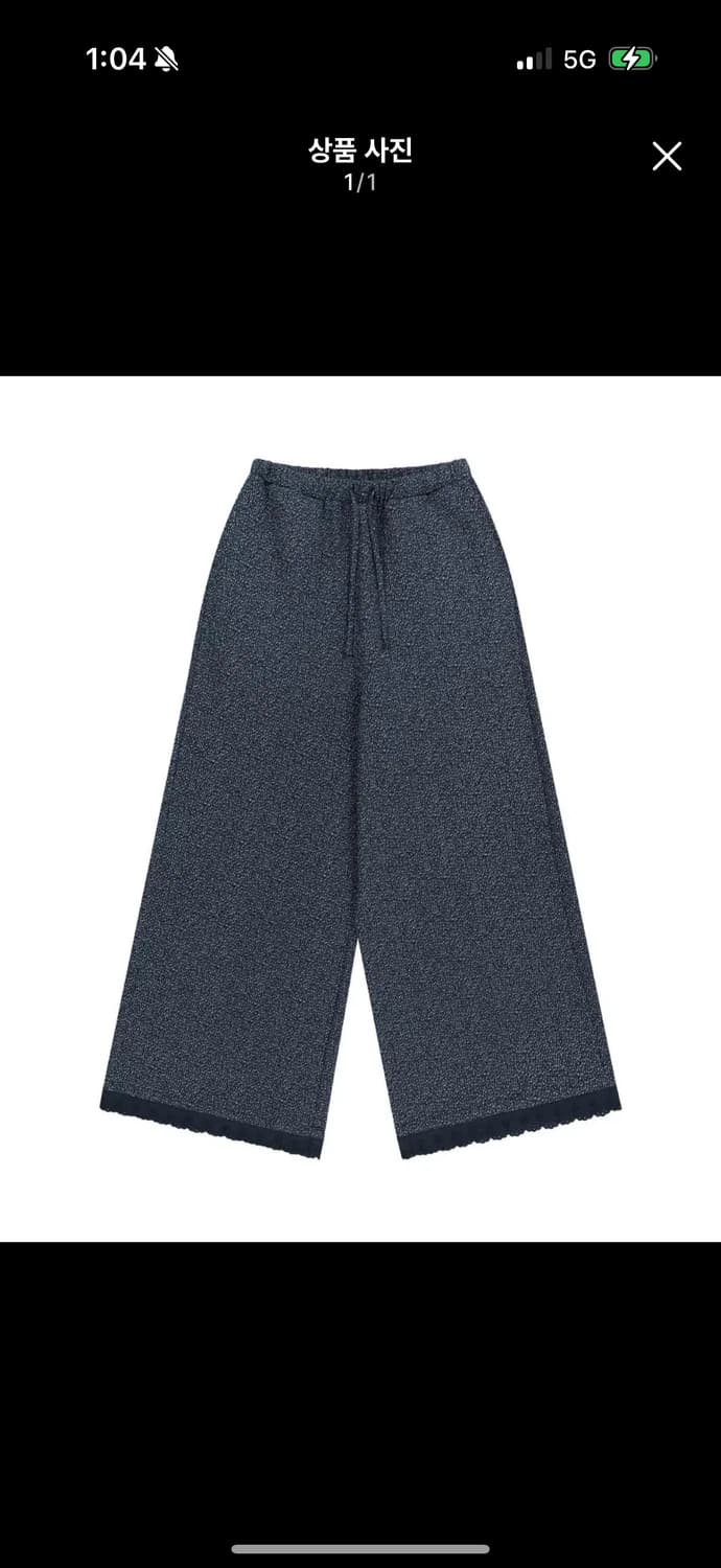 코이세이오 SHOOTING STAR PANTS NAVY 상품이미지1