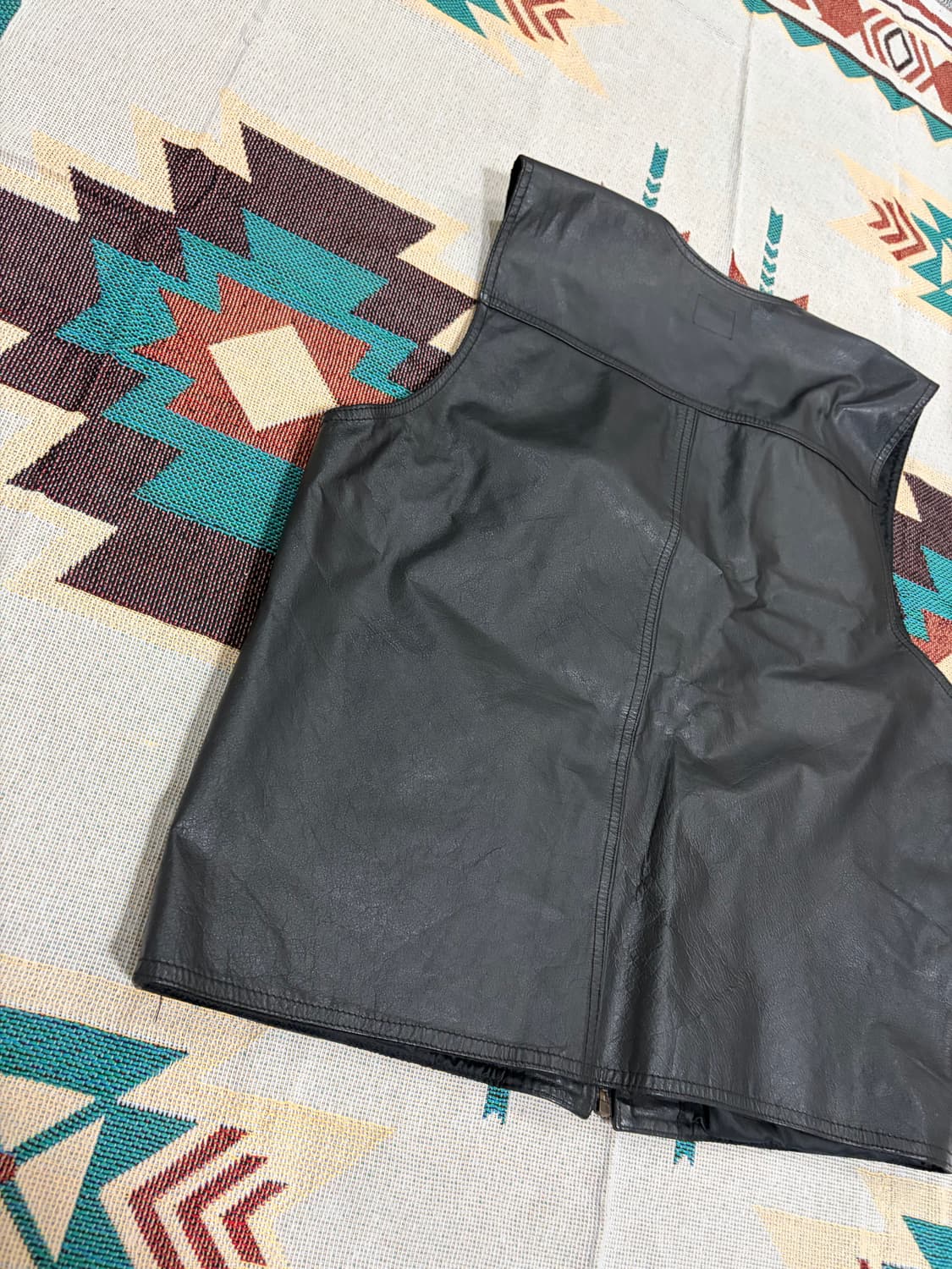 CHASECULT 웨스턴 리얼레더 바이커 베스트 상품이미지7