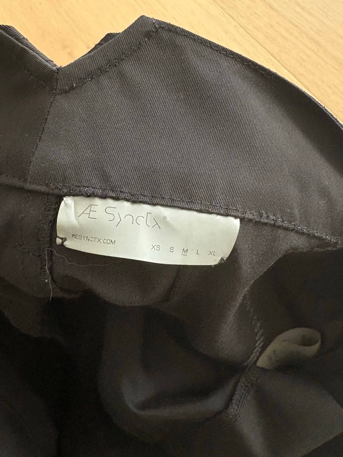 Aesynctx C 와이드 팬츠 블랙 상품이미지7