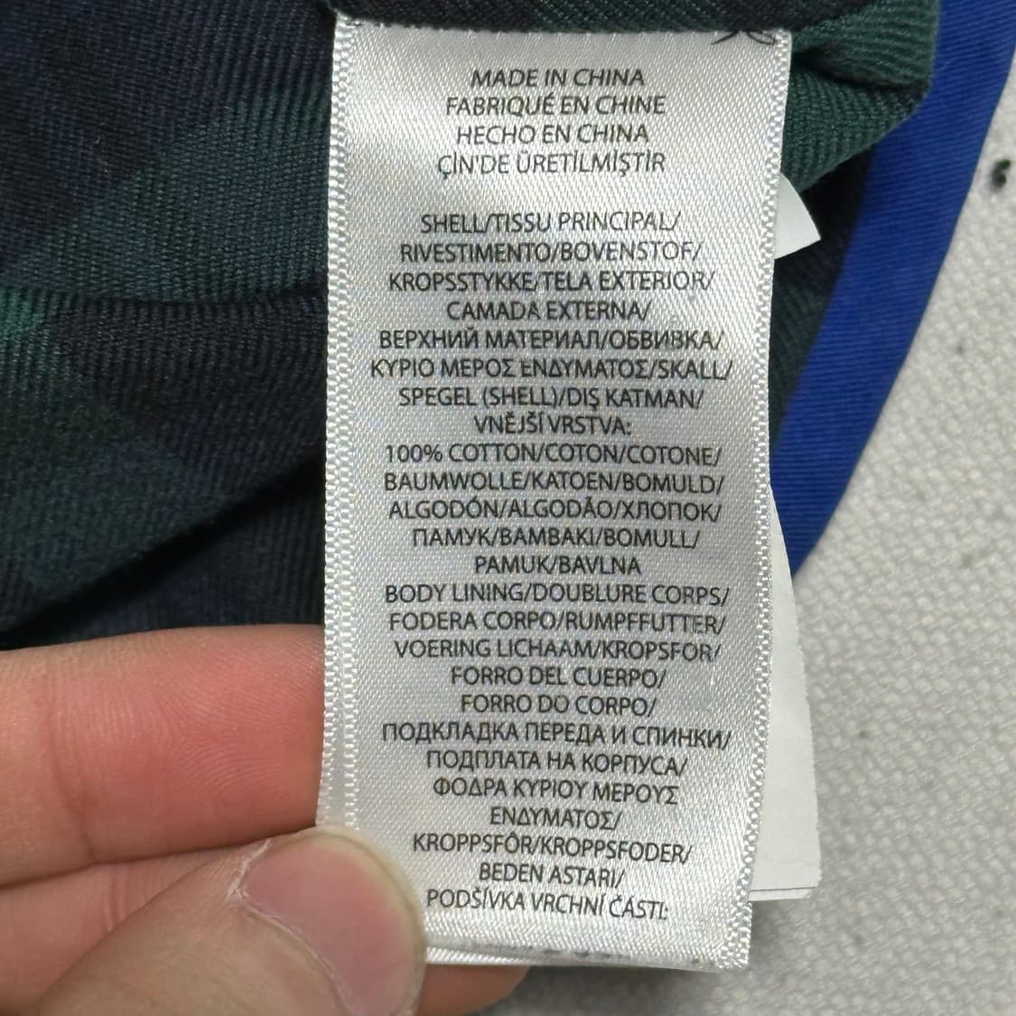 Polo Ralph Lauren 블루 트윌코튼 베이포트 자켓  상품이미지4