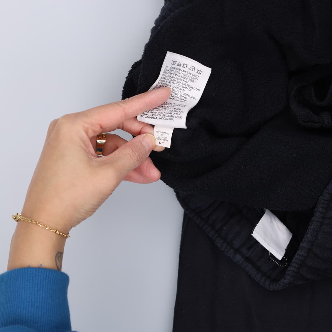 M 나이키 블랙 기모 조거팬츠 0122H2 상품이미지6