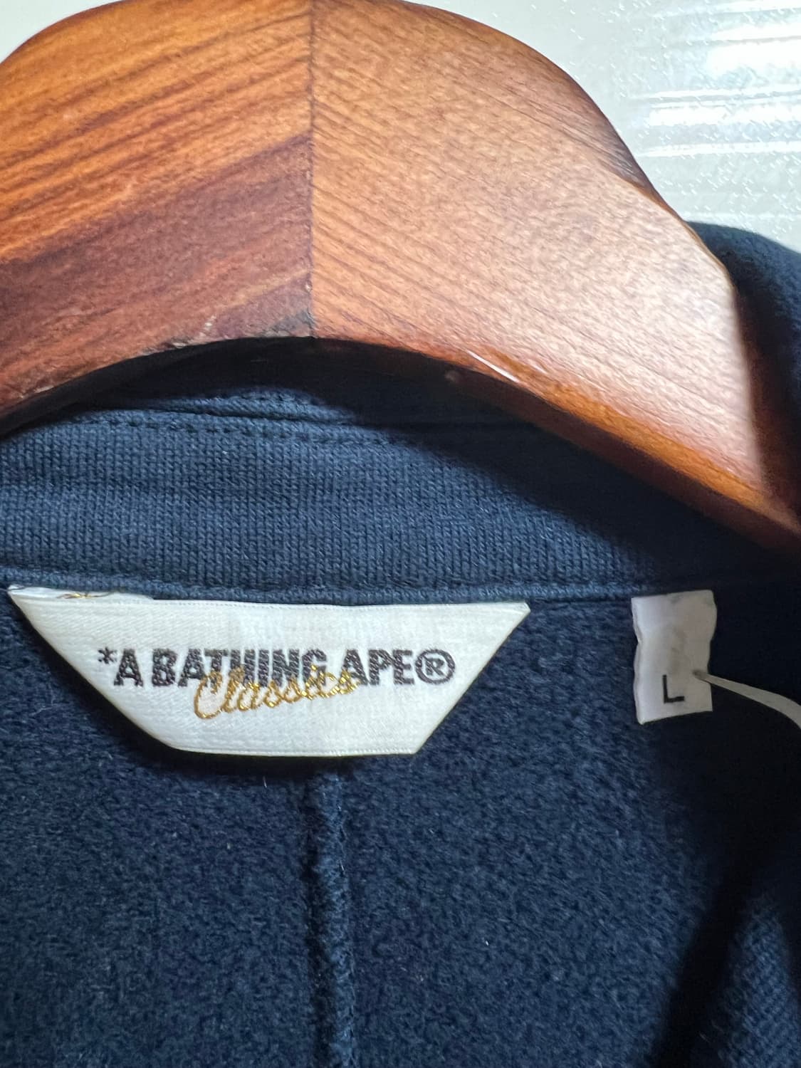 베이프 패치 네이비 블레이저 L 상품이미지5