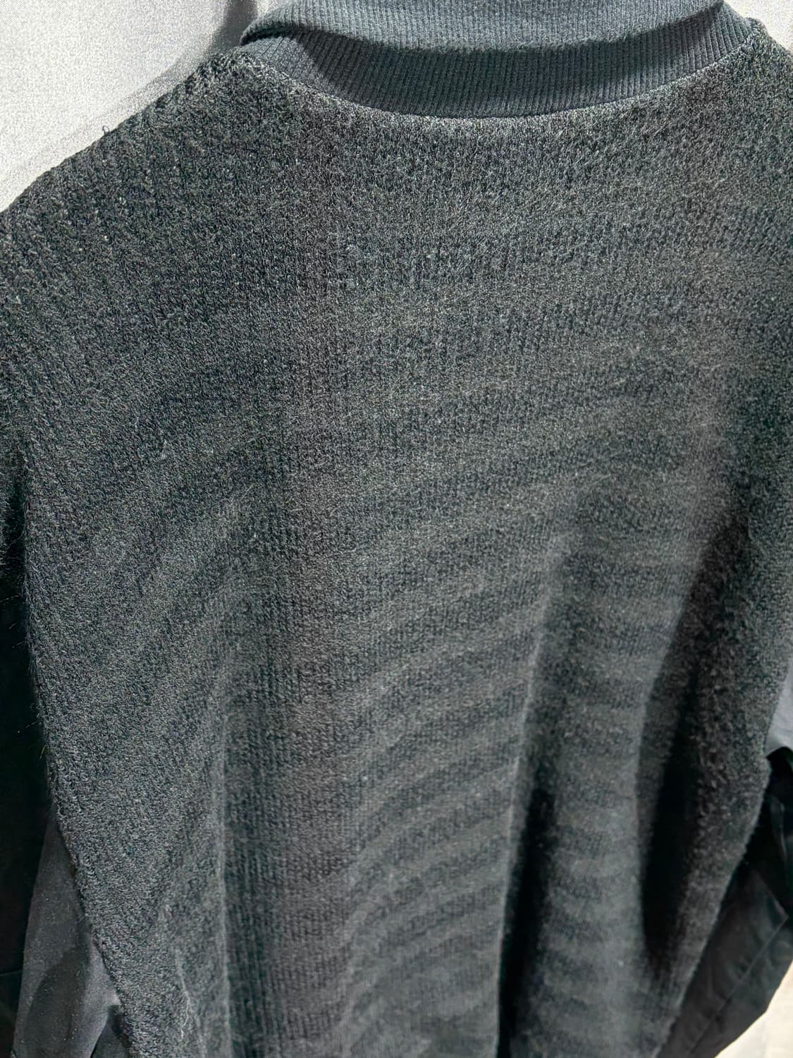 L A/X 아르마니 익스체인지 니티드 코튼 믹스 블루종 상품이미지7