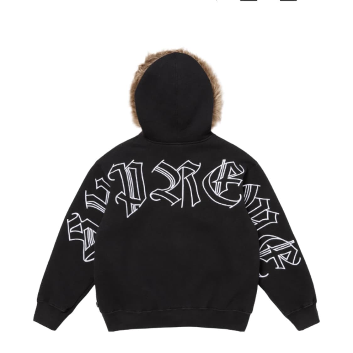 슈프림 퍼 후드집업 상품이미지1