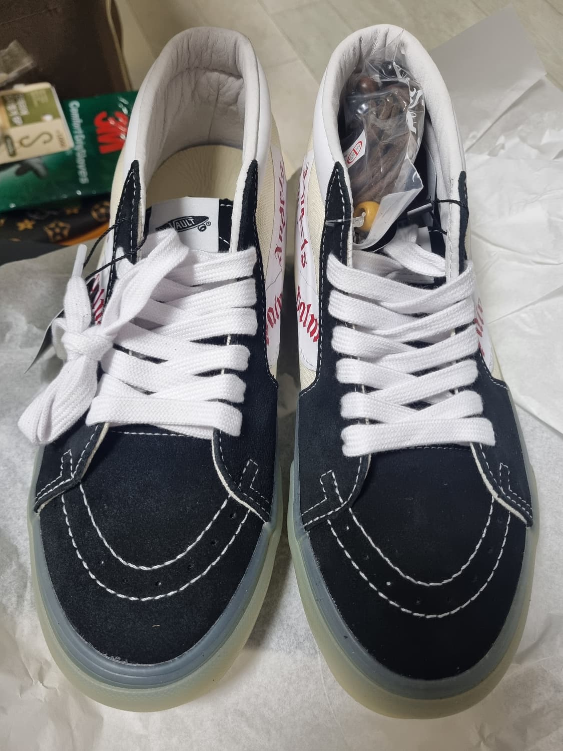 반스 볼트 x 팜 엔젤스 스케이트 미드 VLT LX 블랙 상품이미지2