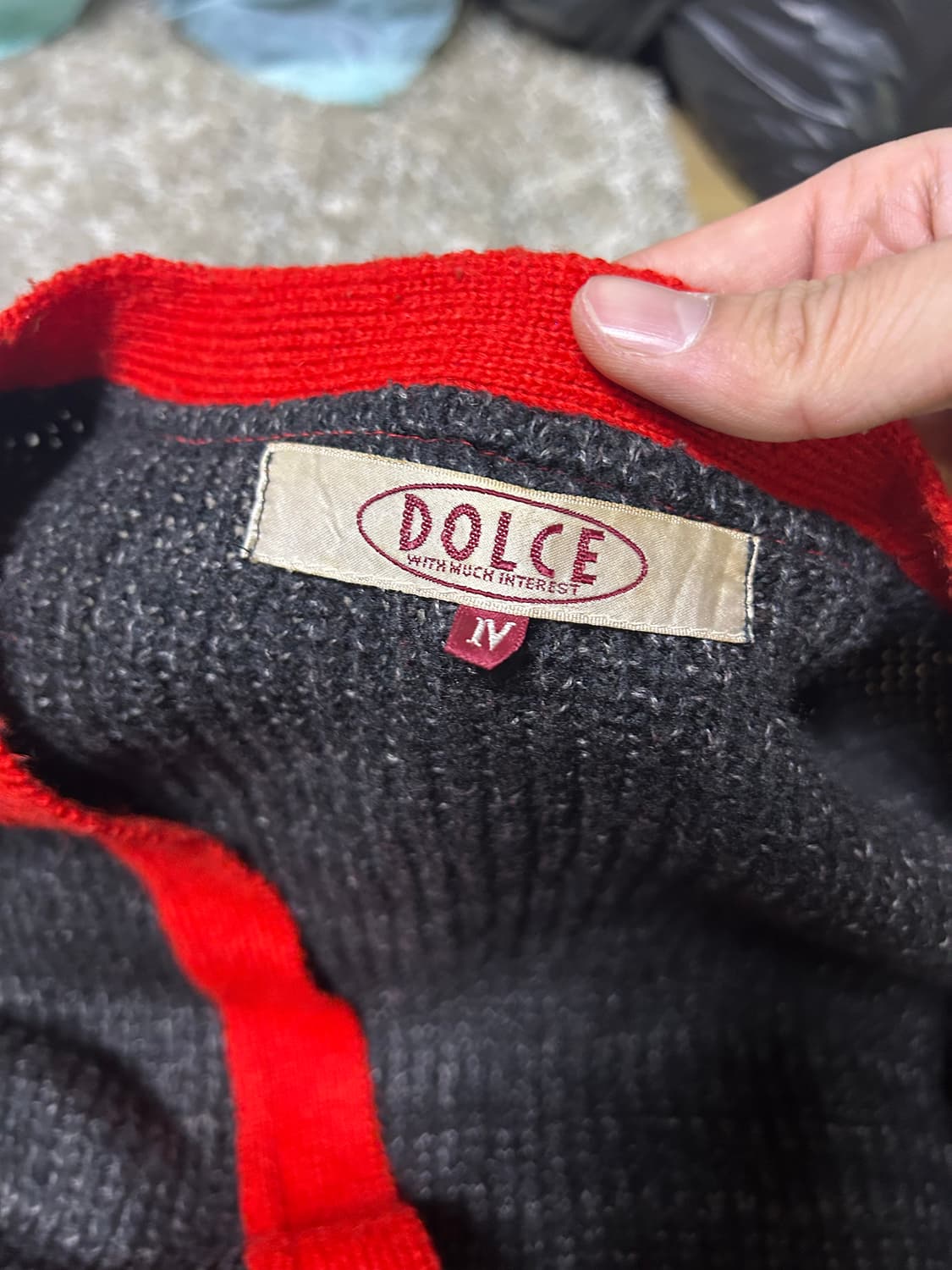 일본판 DOLCE 가디건 사이즈 105~110 상품이미지3