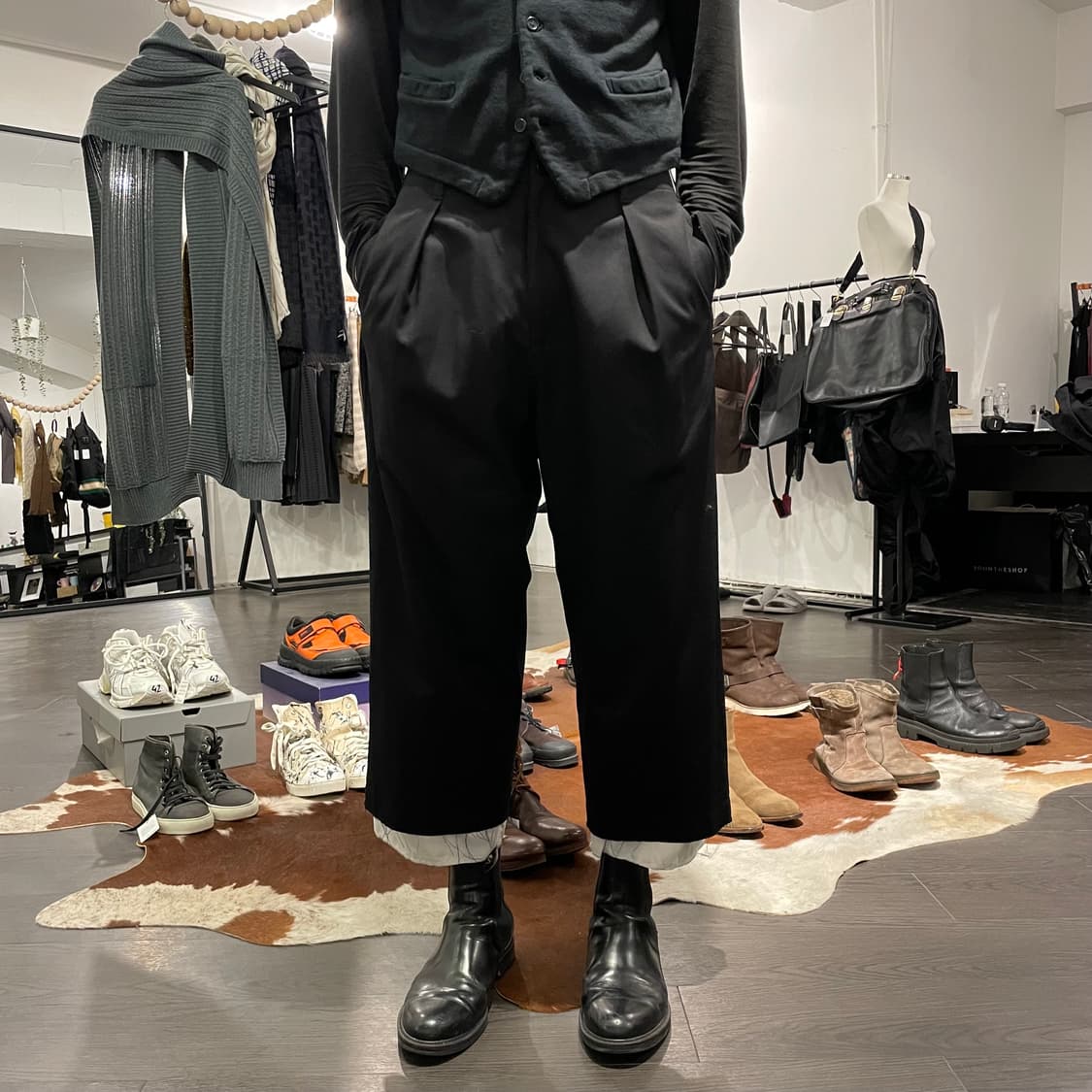 설밤 오버사이즈 슬랙스 상품이미지4