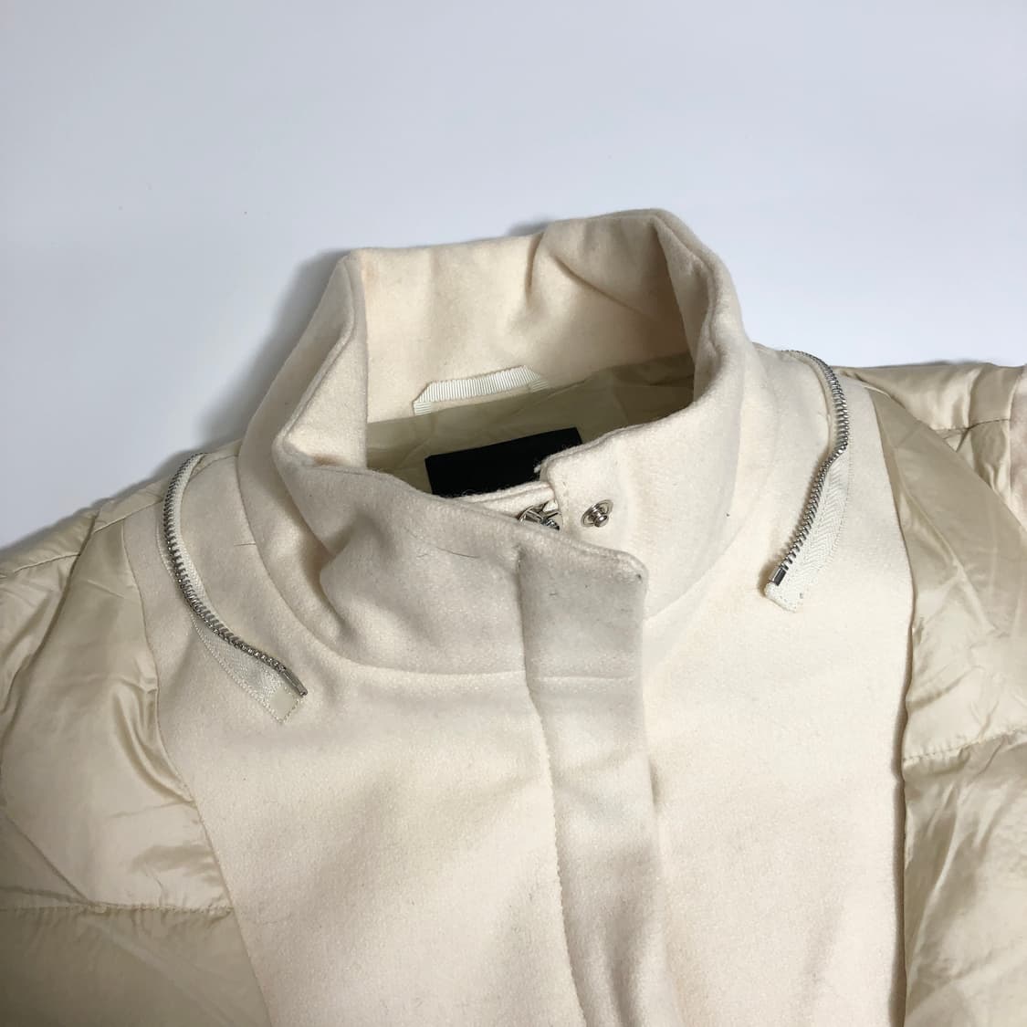 타트라스 패딩 믹스 하프 코트  상품이미지2