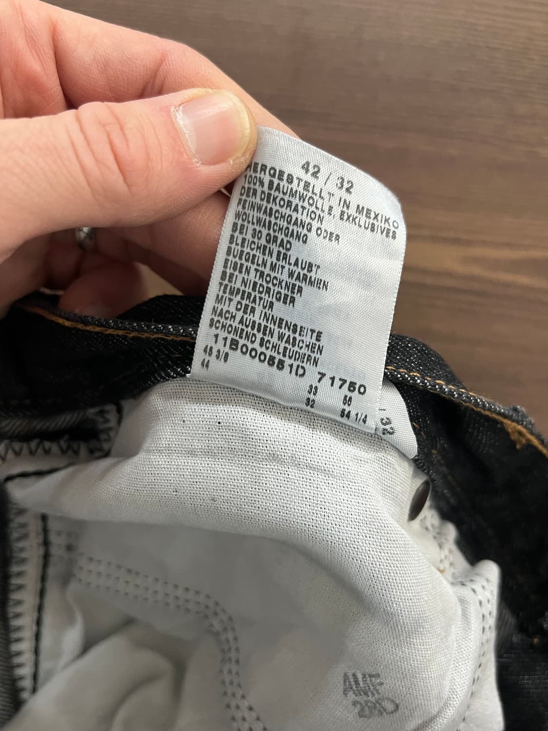 Nautica 노티카 진스 루즈핏 흑청 데님 팬츠 상품이미지9