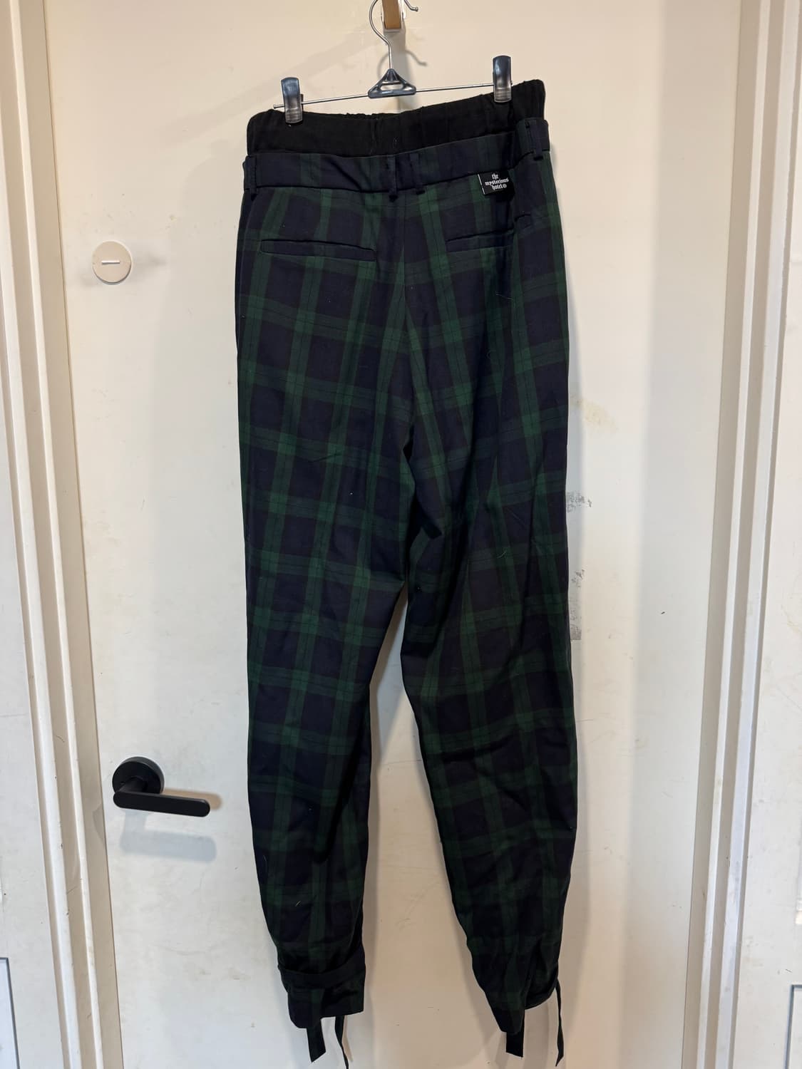 더미스테리어스호텔 레이어드 체크 조거팬츠 상품이미지5