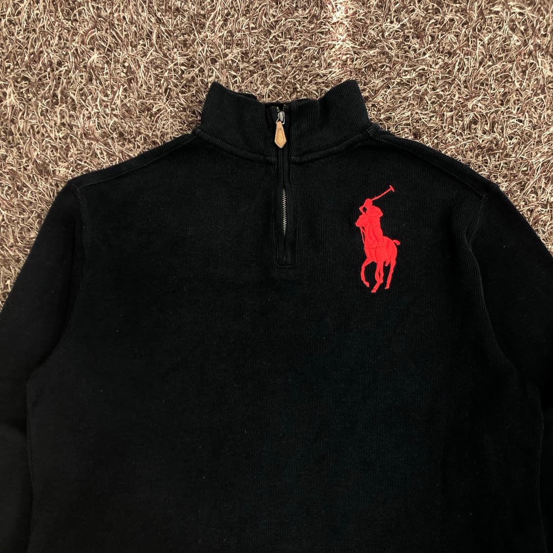 폴로 랄프로렌 걸즈 빅포니 하프집업 니트 상품이미지2