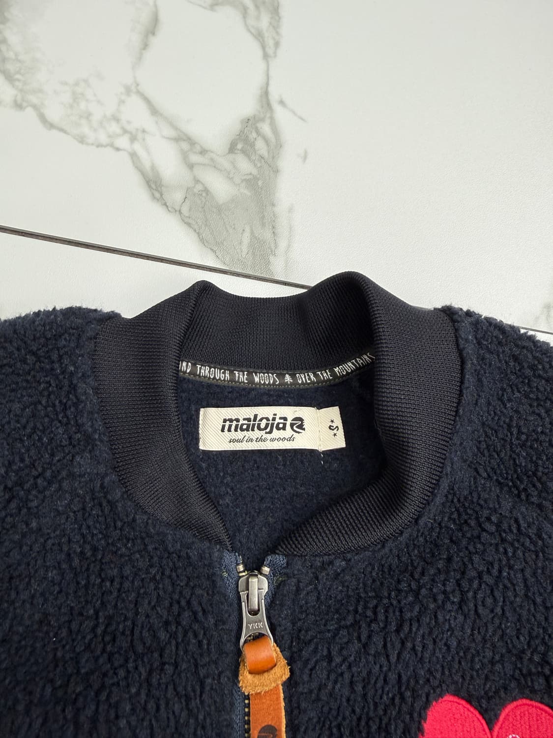 말로야 네이비 후리스 집업 상품이미지3