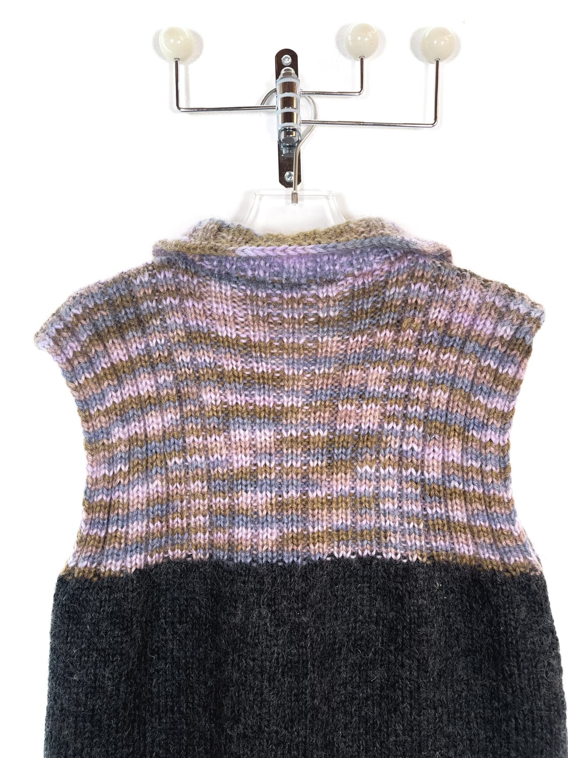 빈티지 버튼 니트 베스트 상품이미지5