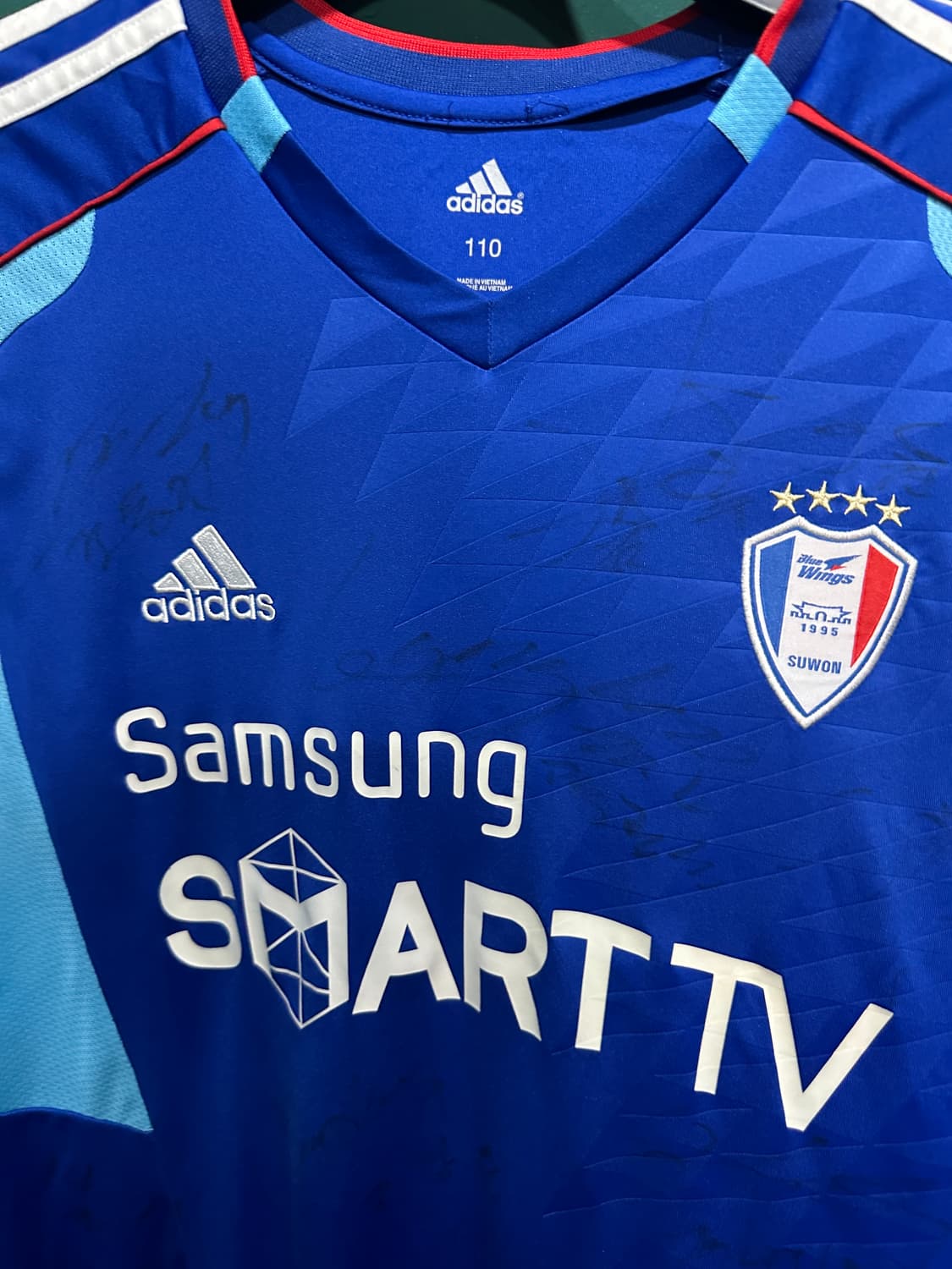 아디다스 수원삼성 싸인 오범석 유니폼110 상품이미지4