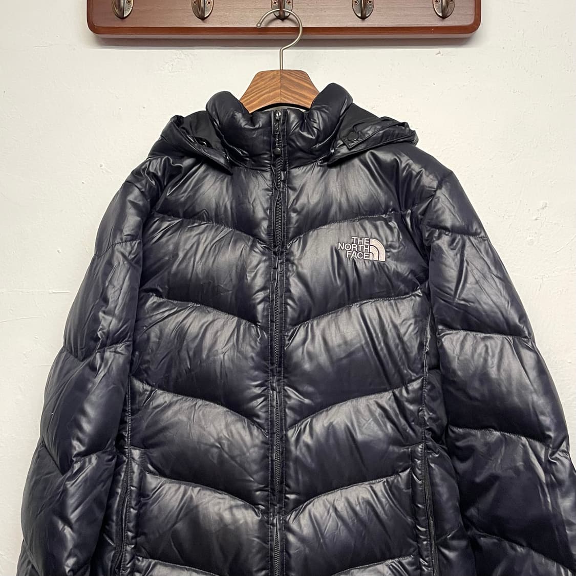 노스페이스 (우먼) 600필 구스다운 숏 패딩   상품이미지3