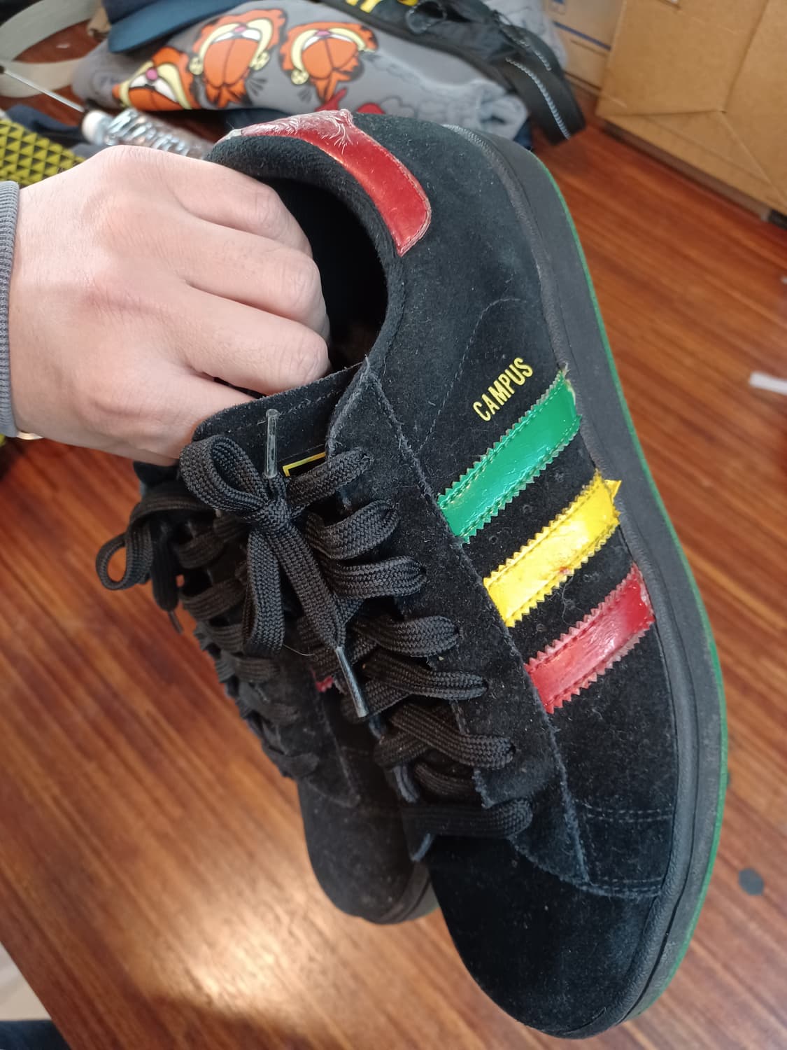 아디다스 캠퍼스 스웨이드 레인보우 265 상품이미지5