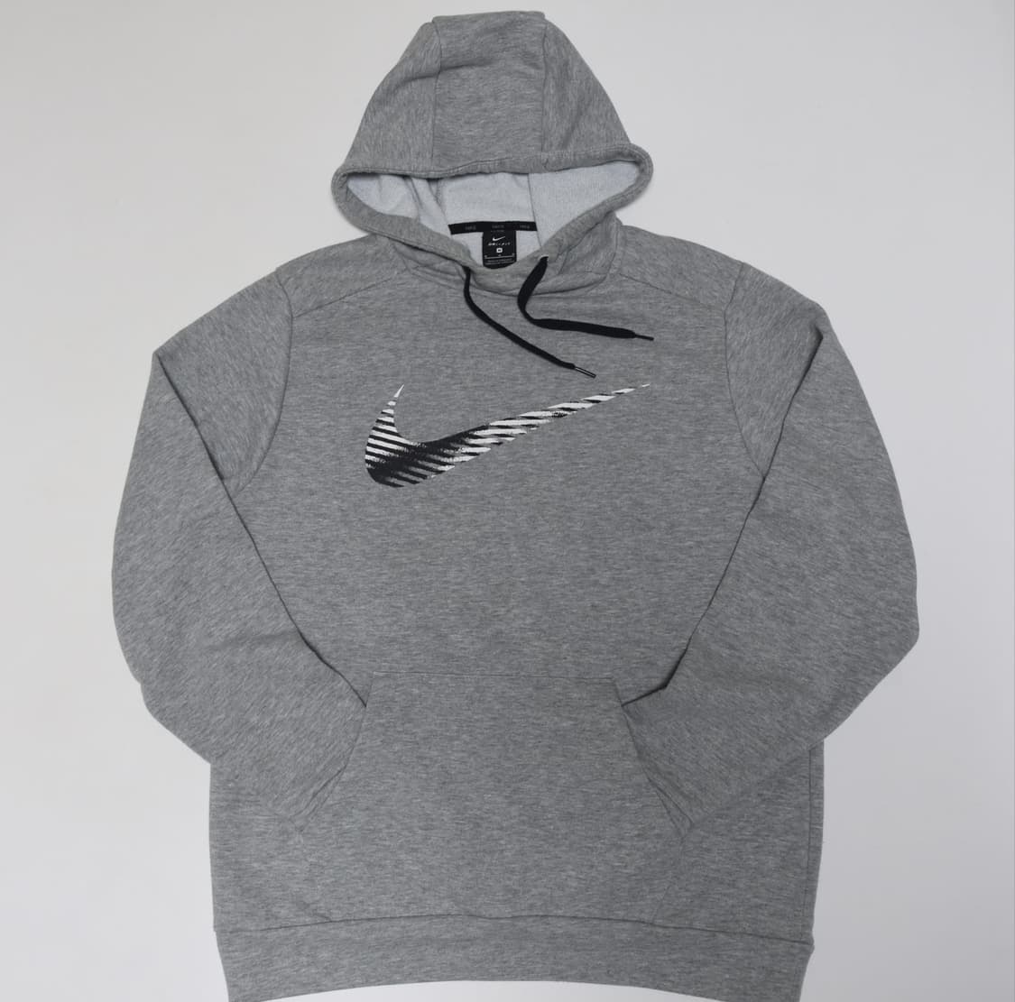 나이키 DRI-FIT 회색 후드티 M 상품이미지3