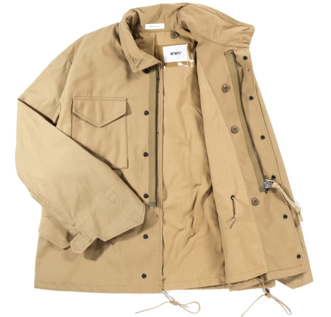 더블탭스 Wtaps Mil M65자켓 사틴 베이지 03 상품이미지2