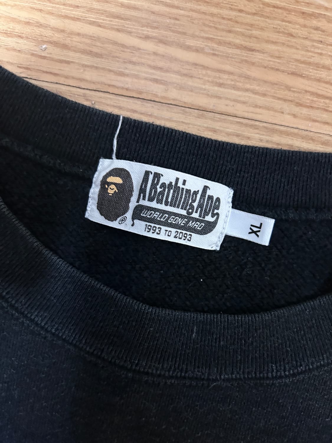 베이프 크루넥 XL  상품이미지3