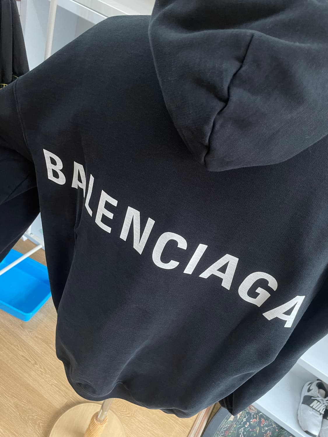 [새상품급,105-110] 발렌시아가 백로고 후드 상품이미지3