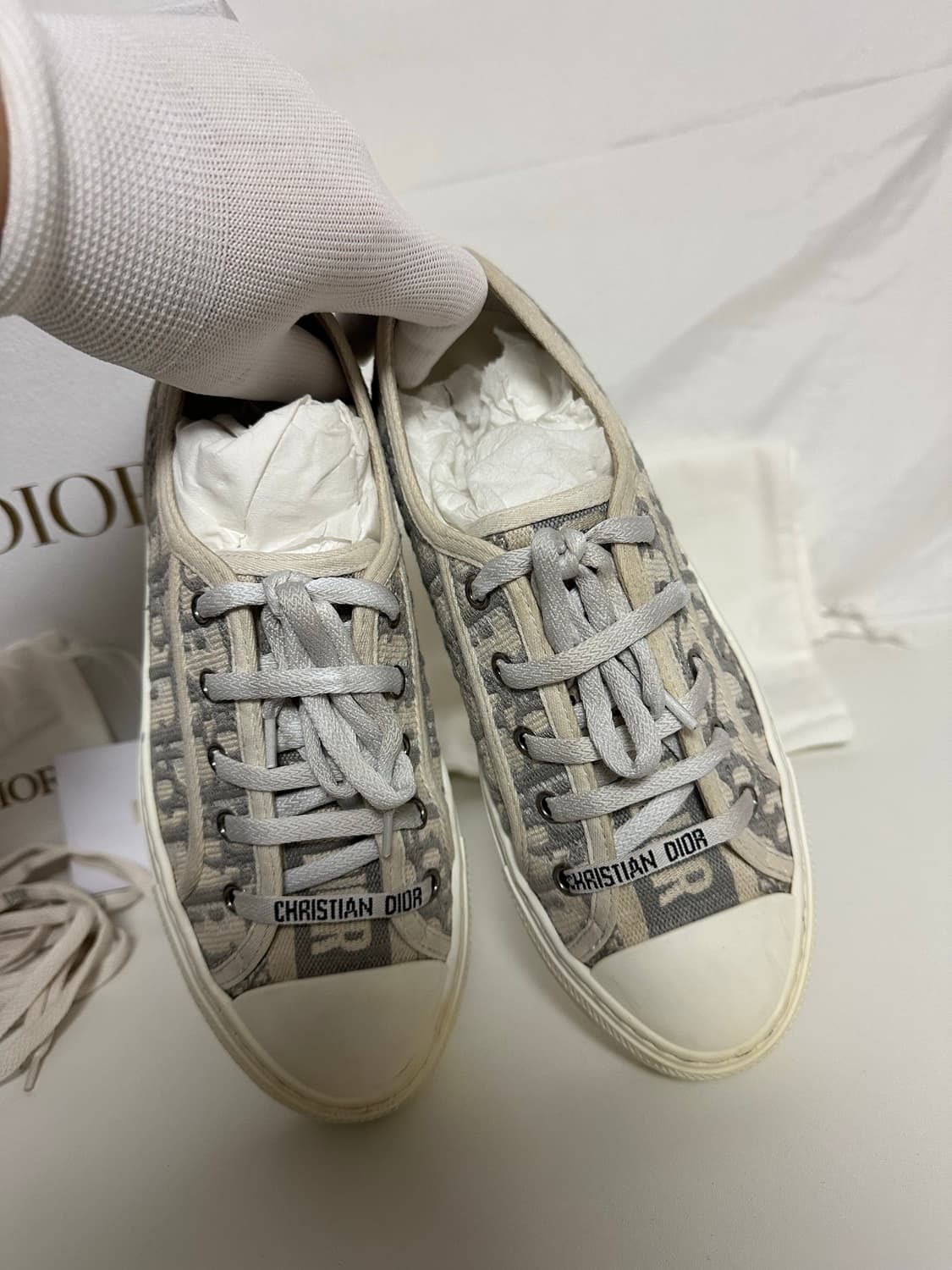 디올 워크앤디올 오블리크 스니커즈 (36.5) 상품이미지2