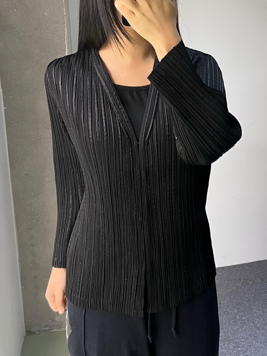 Issey Miyake Fete 플리츠 가디건 상품이미지2