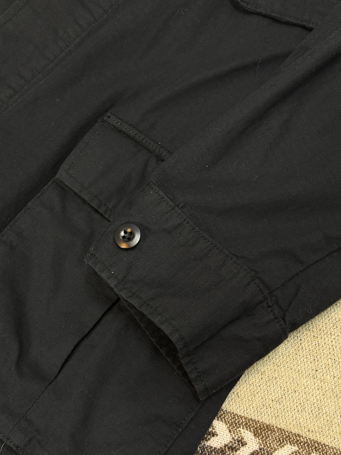 VAPORIZE × BEAMS 립스탑 롱 셔츠 코트 상품이미지4