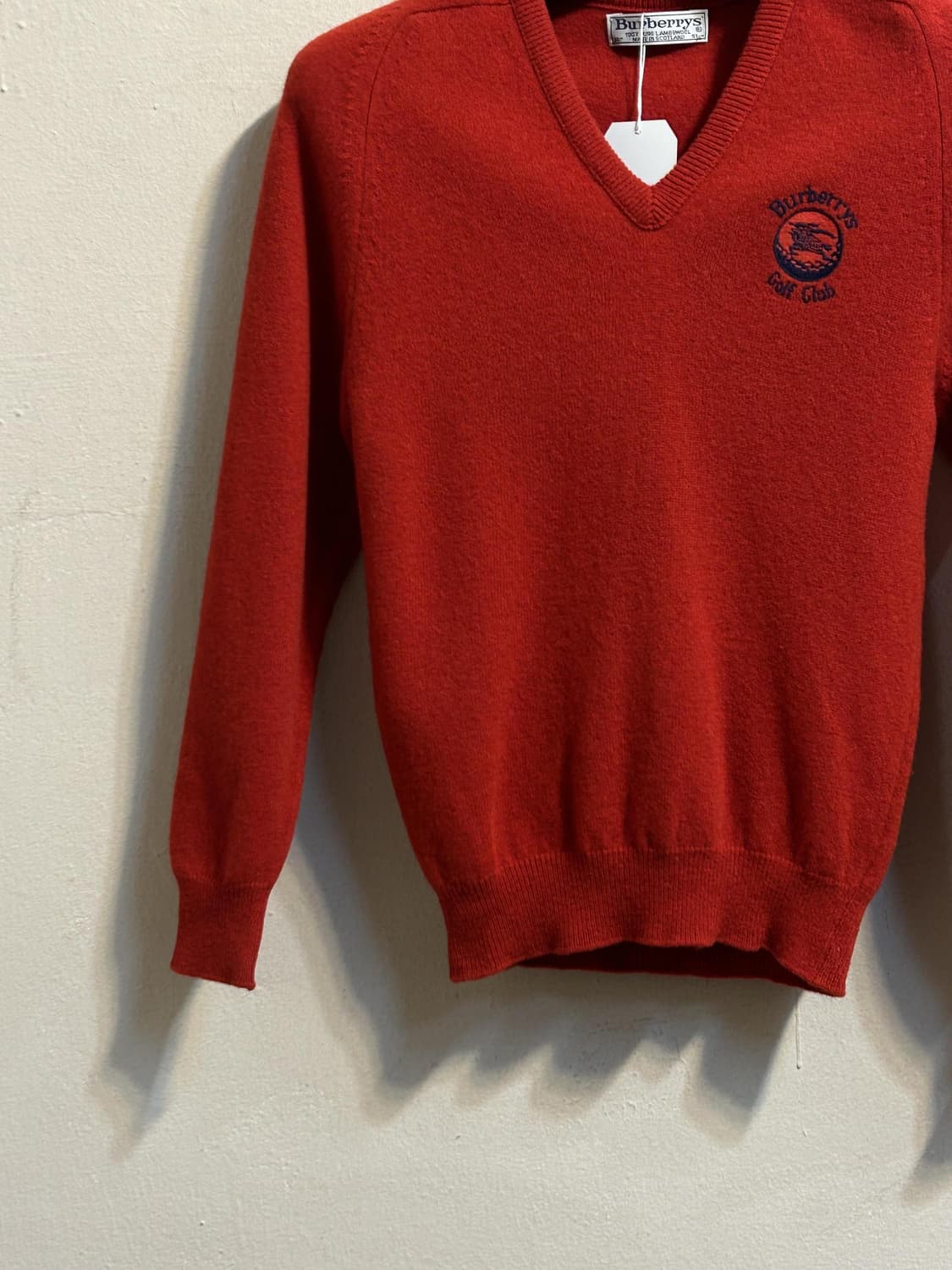버버리 램스울 브이넥 니트 상품이미지4